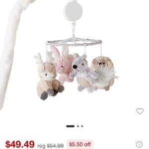 Adorable Animal Baby Mobile